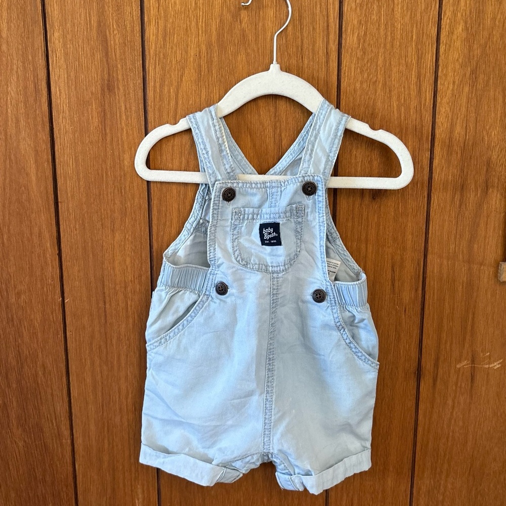 Light Blue Denim Kids Overalls